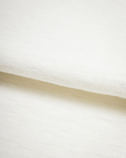 Kapital AMUSE Knit Pocket Long Sleeve T - White - Standard & Strange