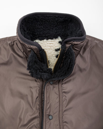 Kapital BONE Boa Fleece Reversible Blouson - Black - Standard & Strange