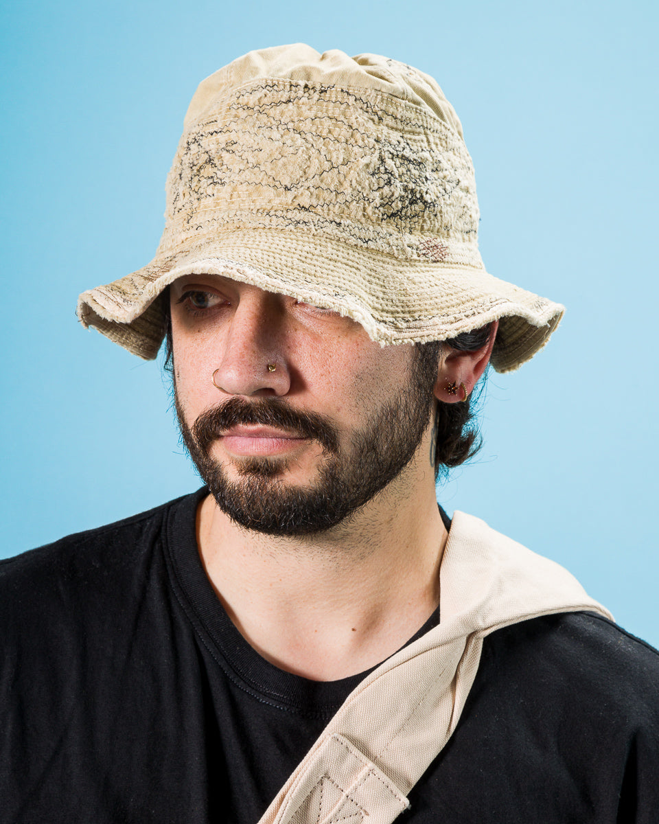 Kapital Chino The Old Man And The Sea Hat (CRASH REMAK) - Beige - Standard & Strange