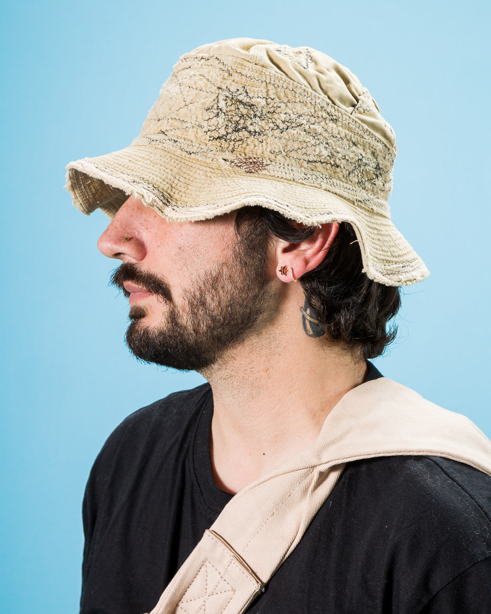 Kapital Chino The Old Man And The Sea Hat (CRASH REMAK) - Beige - Standard & Strange