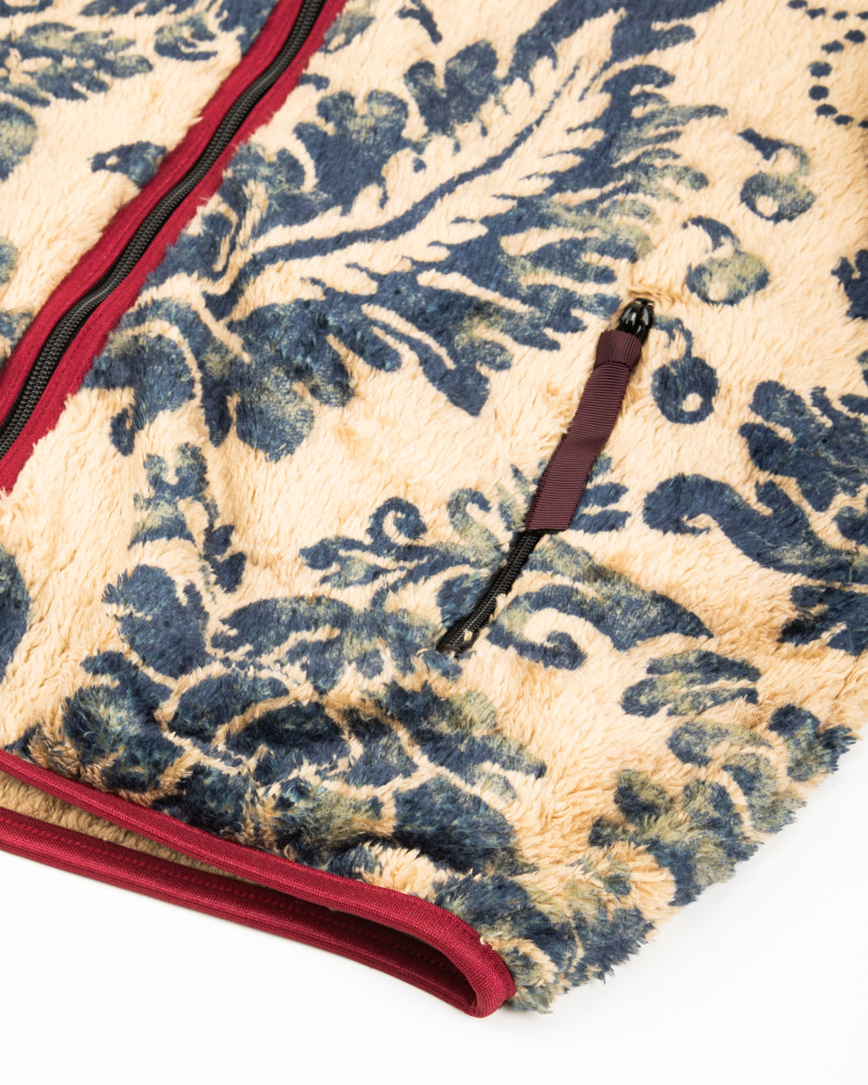 Kapital DAMASK Fleece ZIP Blouson - Beige - Standard & Strange