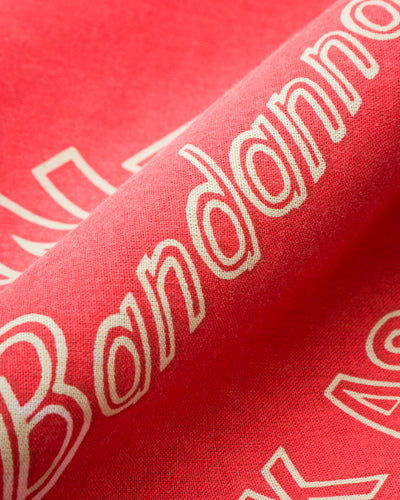 Kapital Fastcolor Selvedge Bandanna (LOVE POWER) - Navy - Standard & Strange