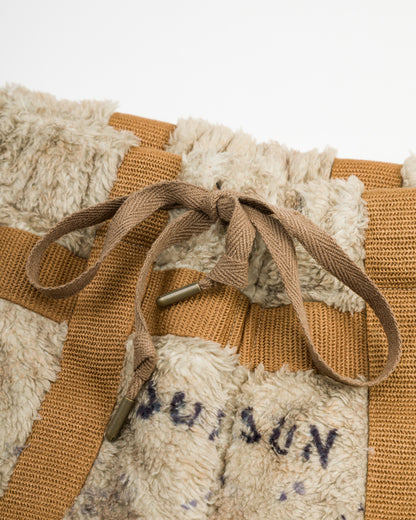 Kapital Fleece PRISONER Craft Tattersall Easy Pants - Beige - Standard & Strange