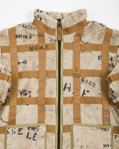 Kapital Fleece PRISONER Craft Tattersall ZIP Blouson - Beige - Standard & Strange