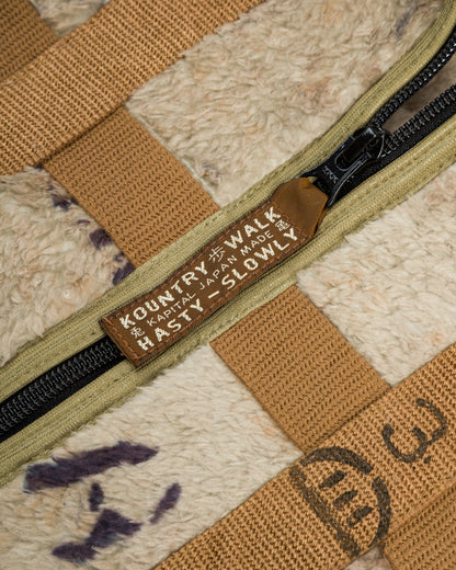 Kapital Fleece PRISONER Craft Tattersall ZIP Blouson - Beige - Standard & Strange