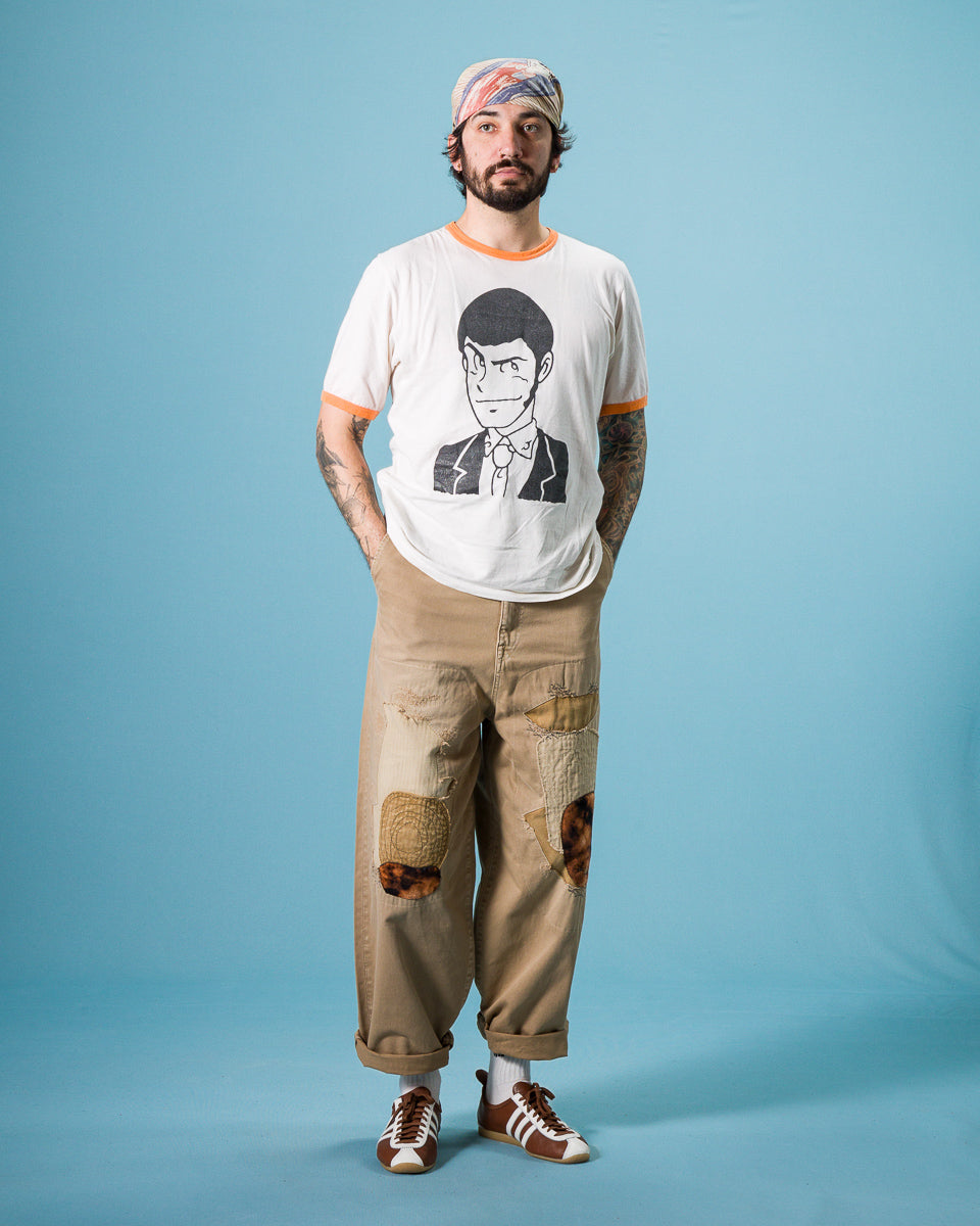 Kapital KATSURAGI PORT Baggy Pants(Champetre Remake) - Beige