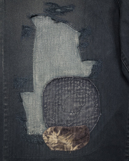 Kapital KATSURAGI PORT Baggy Pants(Champetre Remake) - Black - Standard & Strange