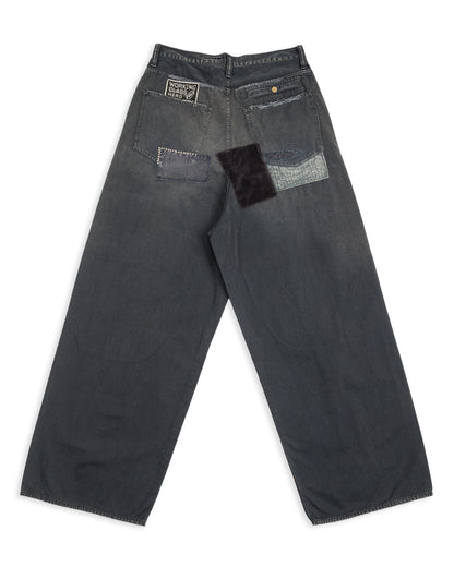 Kapital KATSURAGI PORT Baggy Pants(Champetre Remake) - Black - Standard & Strange