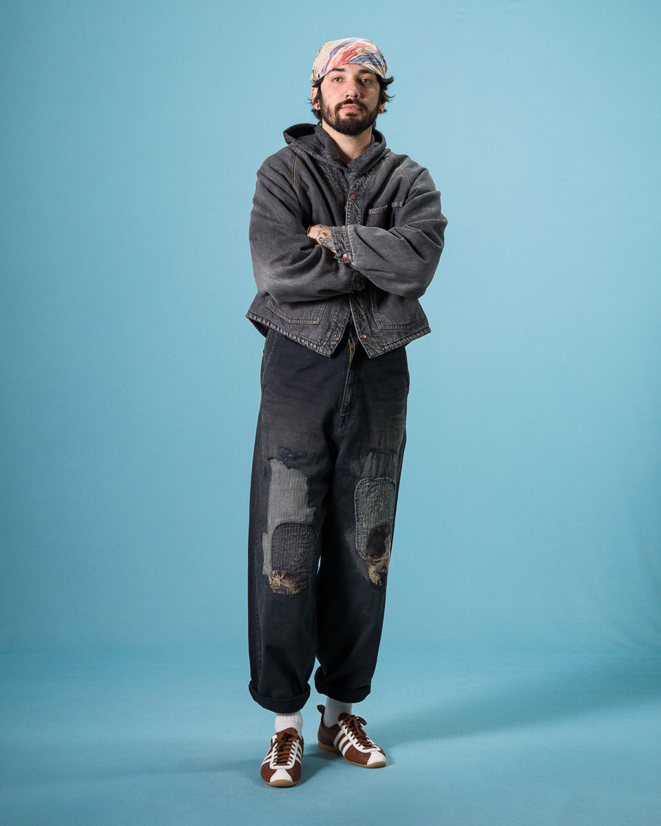 Kapital KATSURAGI PORT Baggy Pants(Champetre Remake) - Black - Standard & Strange