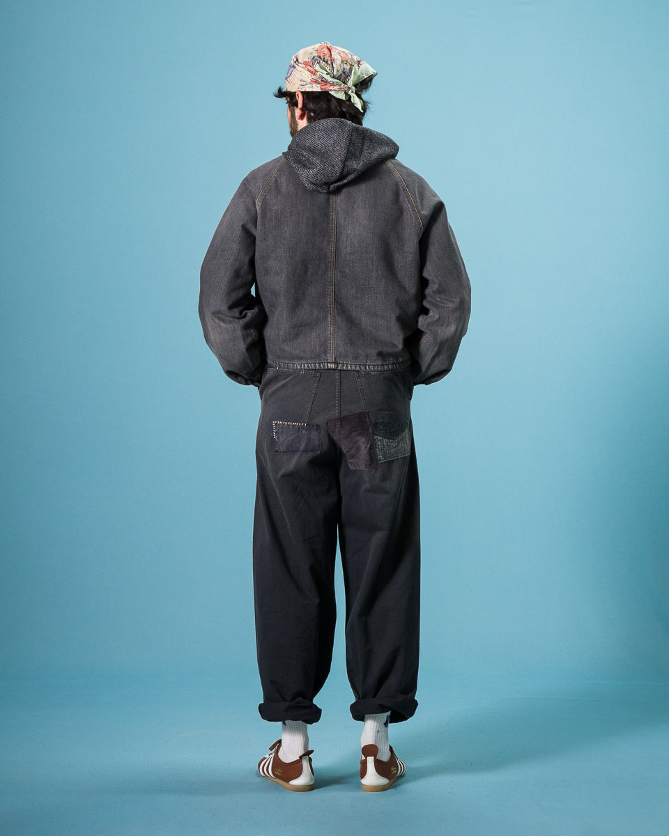 Kapital KATSURAGI PORT Baggy Pants(Champetre Remake) - Black