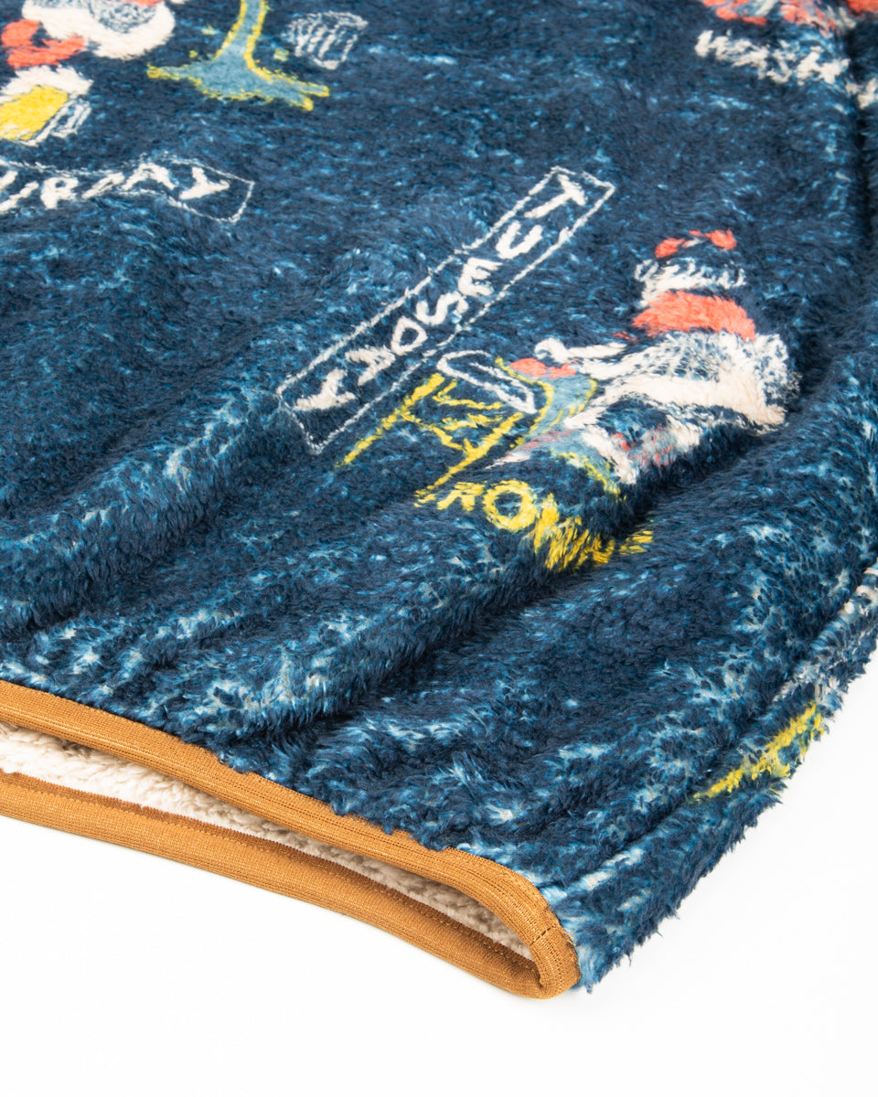 KOUNTRY CALENDAR Fleece Pullover - Navy