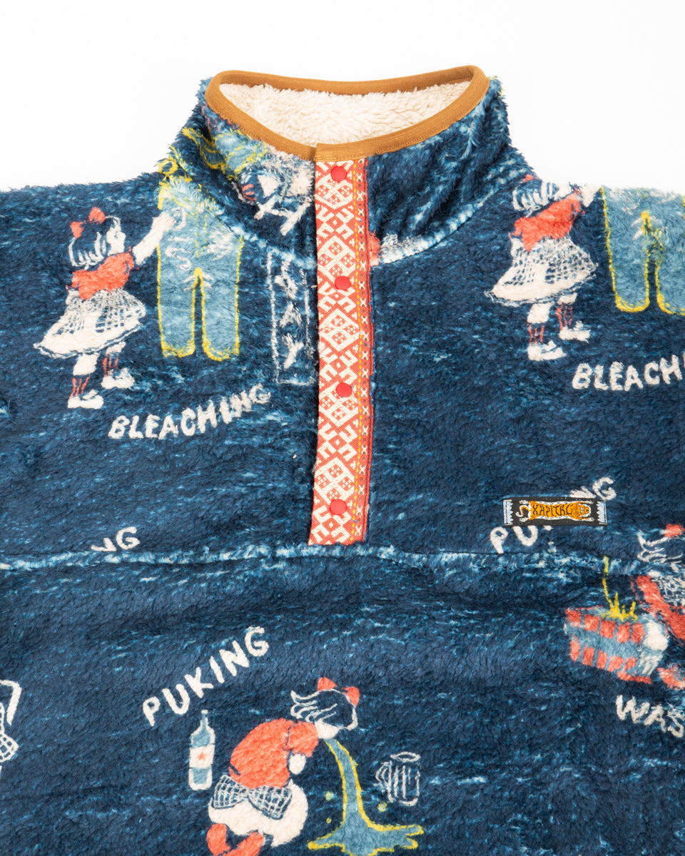 KOUNTRY CALENDAR Fleece Pullover - Navy