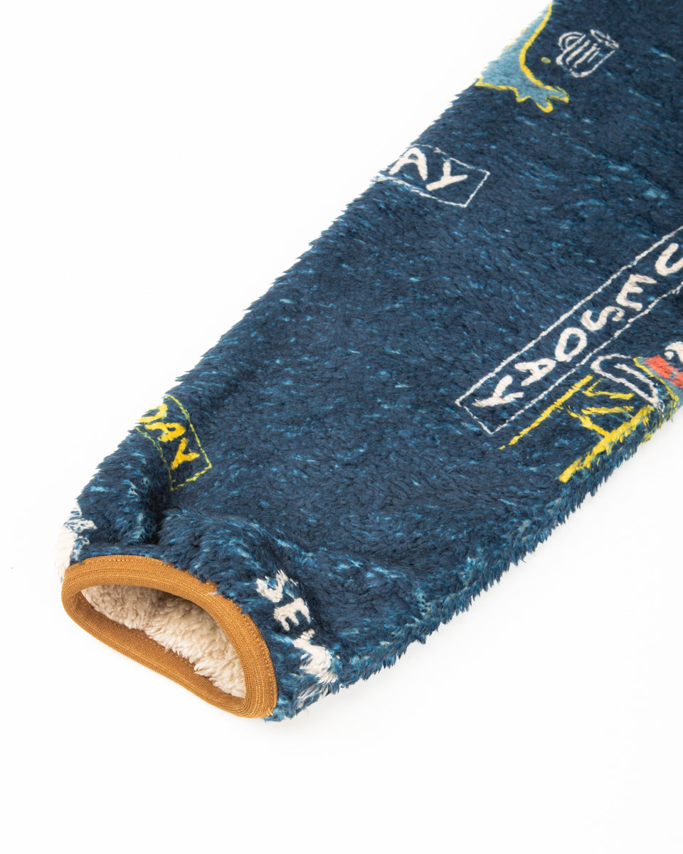 KOUNTRY CALENDAR Fleece Pullover - Navy