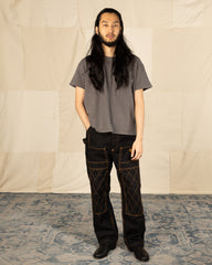 Kapital Light Canvas LUMBER Pants - Black - Standard & Strange