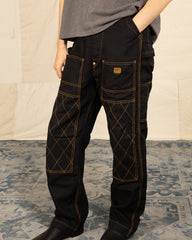 Kapital Light Canvas LUMBER Pants - Black - Standard & Strange