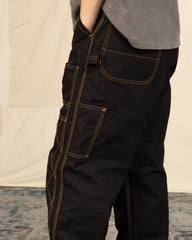 Kapital Light Canvas LUMBER Pants - Black - Standard & Strange