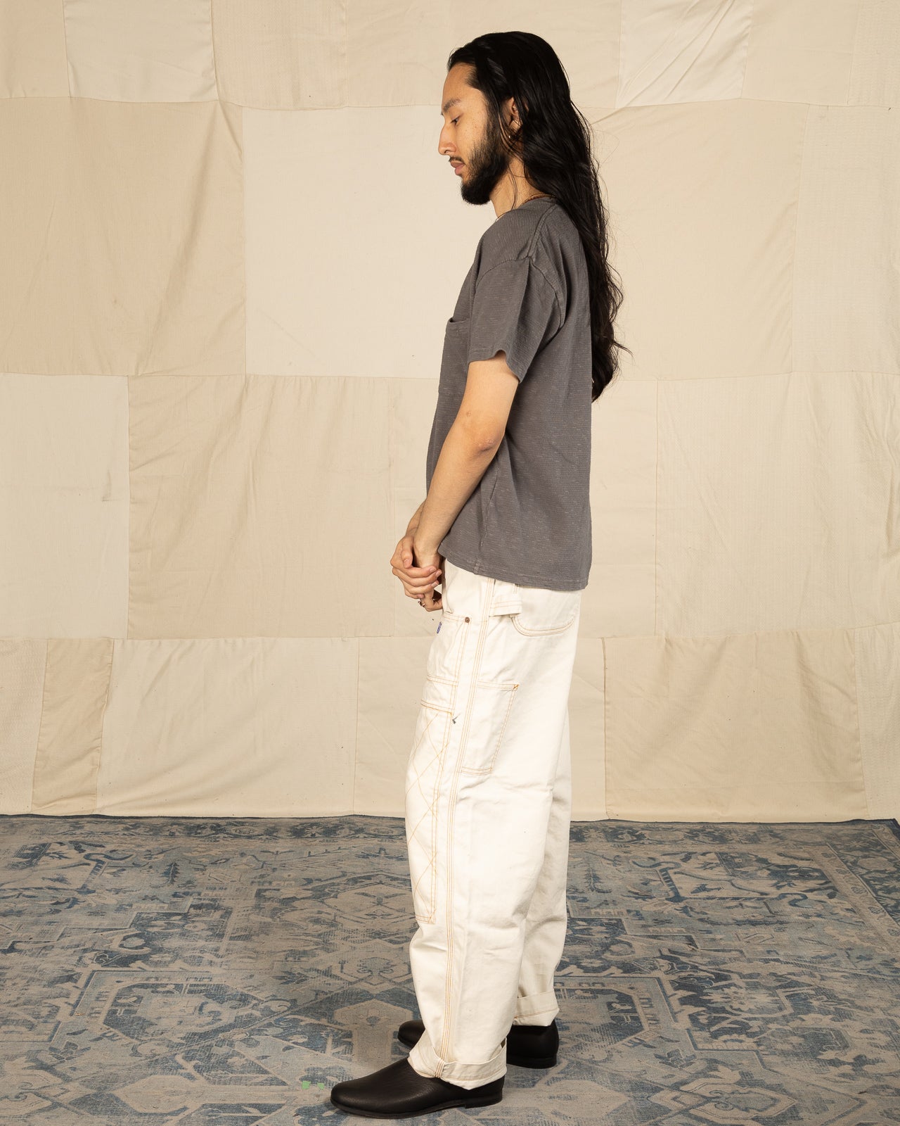 Kapital Light Canvas LUMBER Pants - Ecru – Standard & Strange