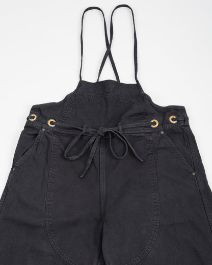 Kapital Light Canvas WELDER Overall - Black - Standard & Strange