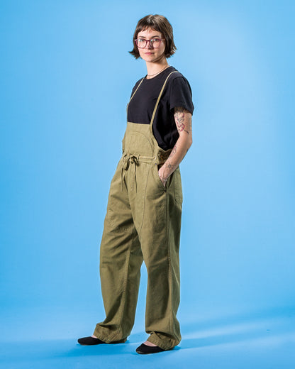 Kapital Light Canvas WELDER Overall - Khaki - Standard & Strange