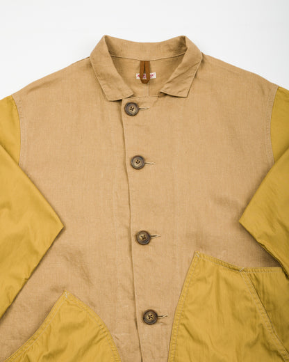 Kapital Linen Chino Cloth x Gabardine RINGOMAN Coverall - Beige - Standard & Strange