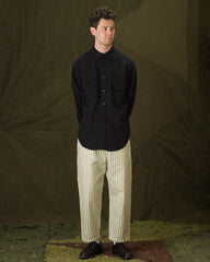 Kapital Linen Clip Shirt - Black - Standard & Strange