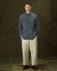 Kapital Linen Clip Shirt - Blue/Gray - Standard & Strange