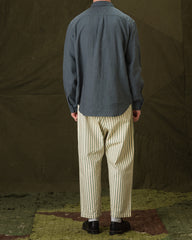 Kapital Linen Clip Shirt - Blue/Gray - Standard & Strange