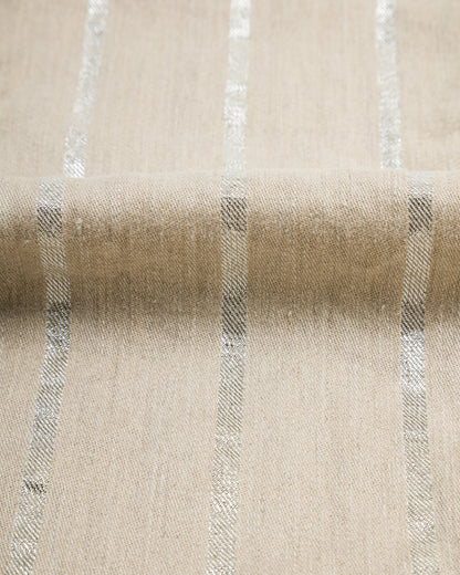 Kapital Linen Glitter PHILLIES Stripe CACTUS Coverall - Ecru - Standard & Strange