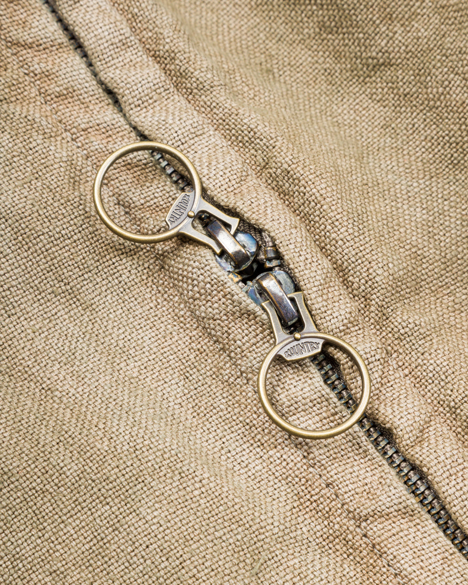 Kapital Linen Heavy Canvas TRANSIT SNUFKIN Bag - Gray F - Standard & Strange