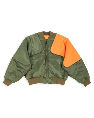 MA-1 Nylon SHAM BOMBER JKT - Khaki
