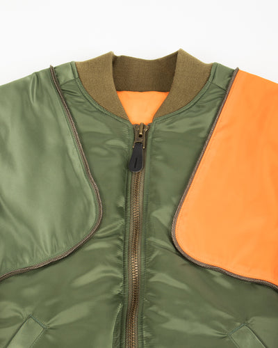 MA-1 Nylon SHAM BOMBER JKT - Khaki
