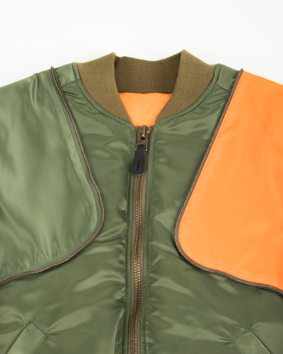 MA-1 Nylon SHAM BOMBER JKT - Khaki
