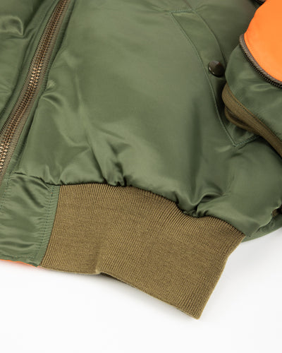 MA-1 Nylon SHAM BOMBER JKT - Khaki