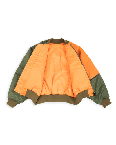 MA-1 Nylon SHAM BOMBER JKT - Khaki