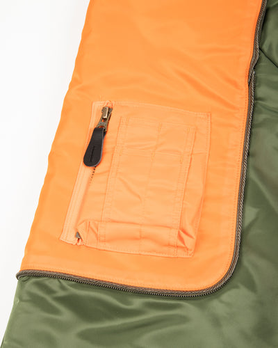 MA-1 Nylon SHAM BOMBER JKT - Khaki