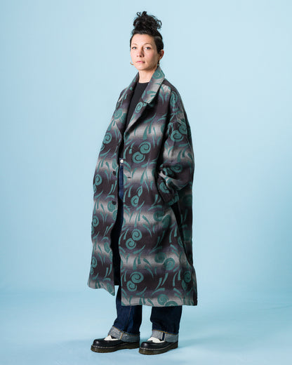 Kapital Napping Cotton PUEBLO VOLTEX CAVALIER Coat - Gray - Standard & Strange