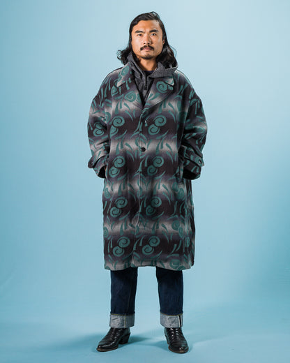 Kapital Napping Cotton PUEBLO VOLTEX CAVALIER Coat - Gray - Standard & Strange