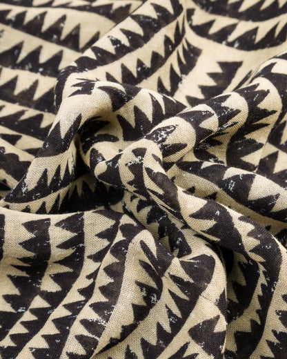 Kapital Rayon Fringe Stole (HACKSAW-BLOCK) - LightGreen - Standard & Strange