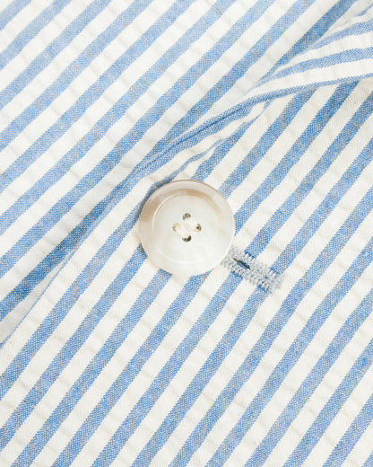 Kapital Seersucker CUT-OUT Elbow W JKT - Sax - Standard & Strange