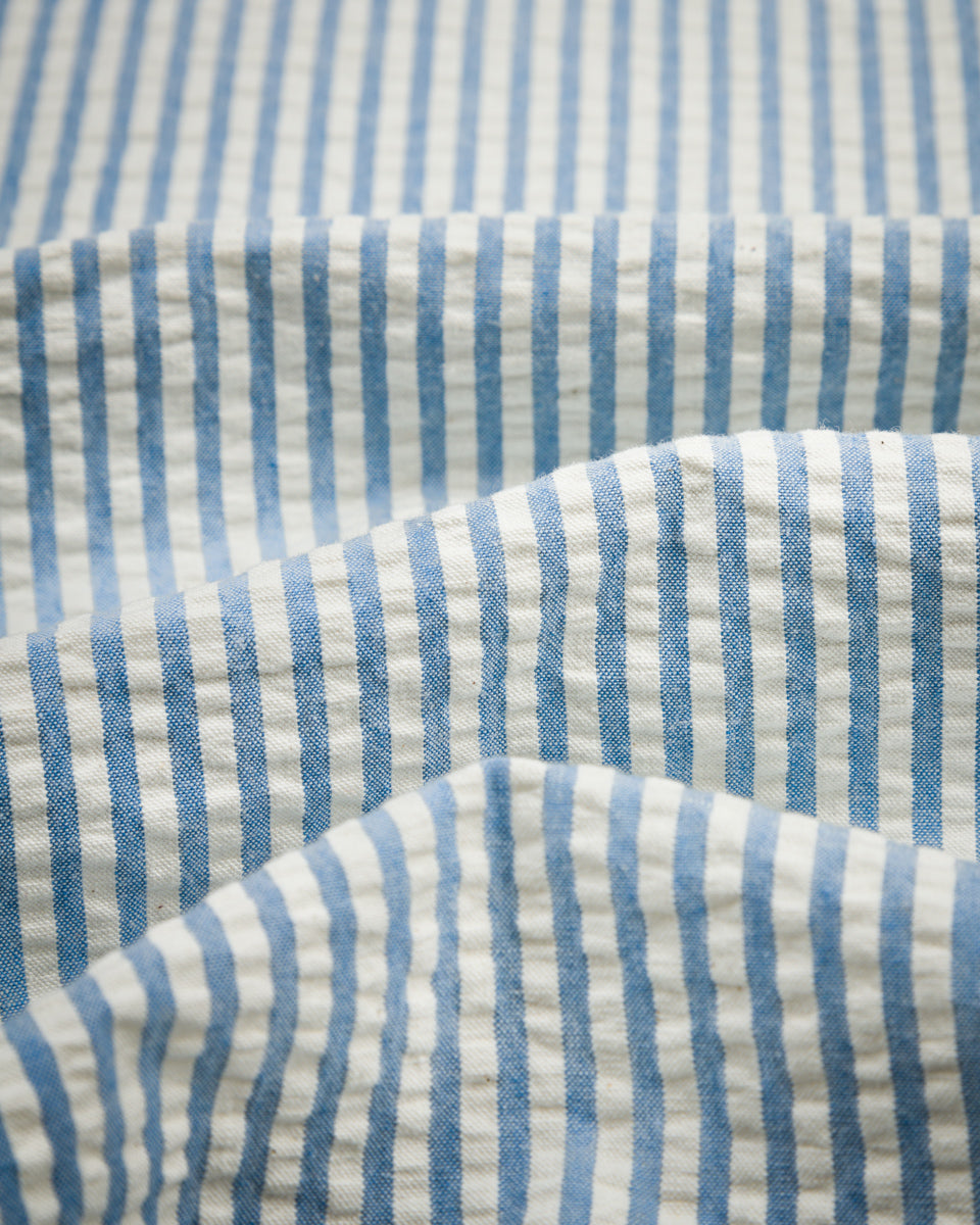 Kapital Seersucker CUT-OUT Elbow W JKT - Sax - Standard & Strange