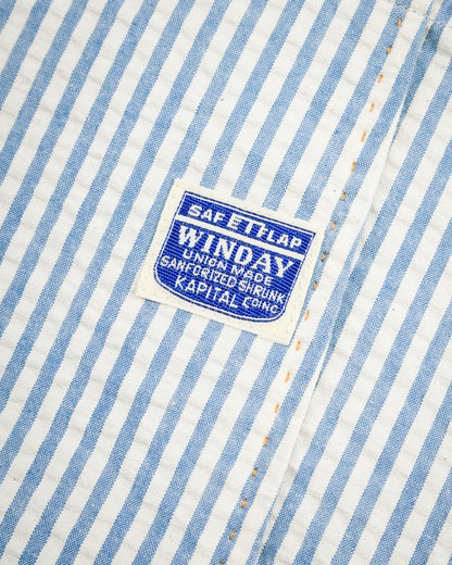 Kapital Seersucker LUMBER SUIT Pants - Sax - Standard & Strange