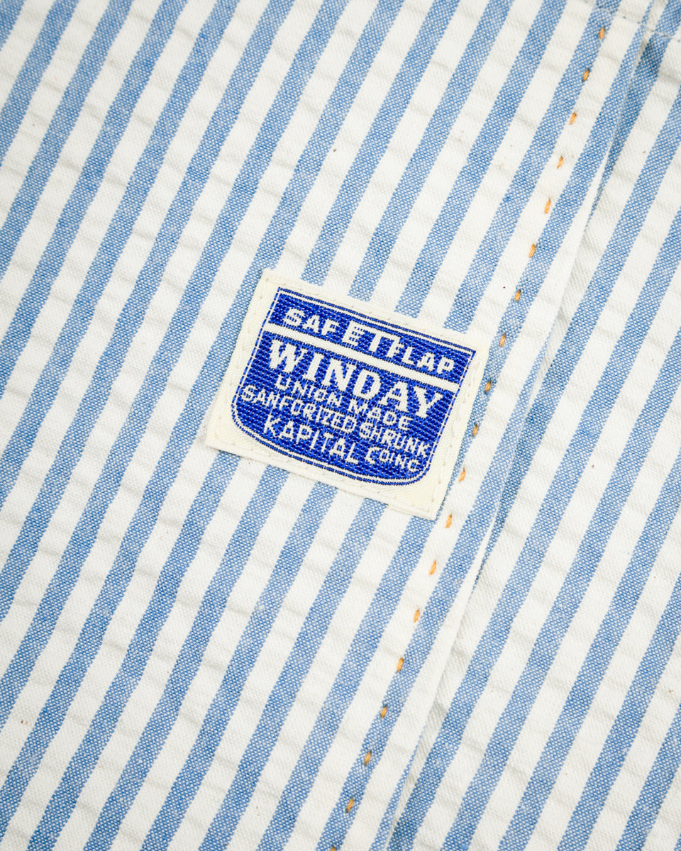 Kapital Seersucker LUMBER SUIT Pants - Sax - Standard & Strange