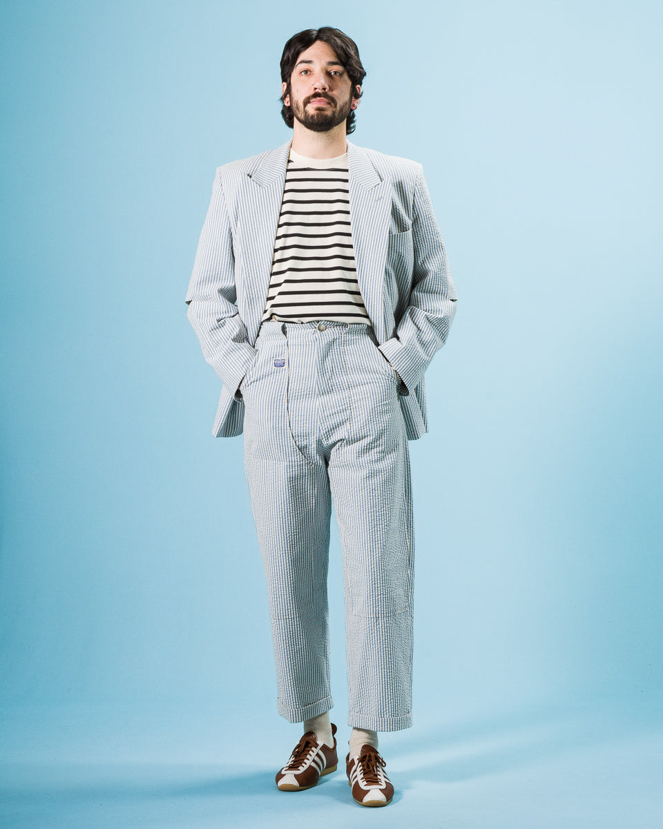 Kapital Seersucker LUMBER SUIT Pants - Sax – Standard & Strange