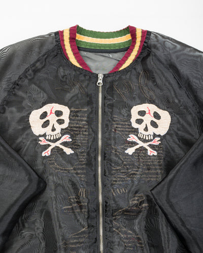 Kapital Sheer Pearl Souvenir JKT (RAIN SKULL) - Black - Standard & Strange