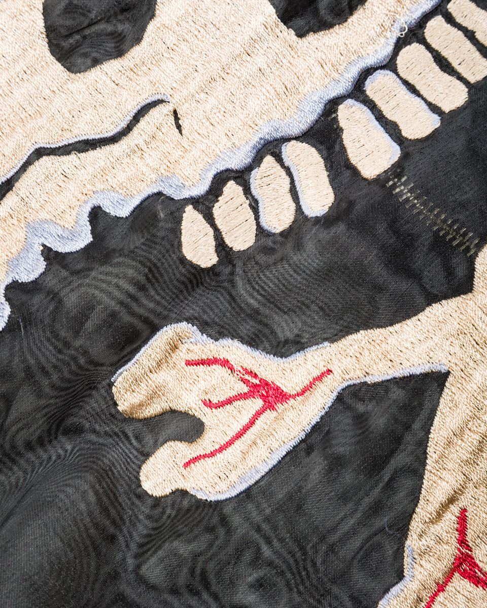 Kapital Sheer Pearl Souvenir JKT (RAIN SKULL) - Black - Standard & Strange