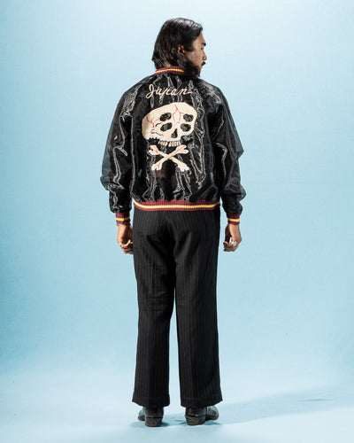 Kapital Sheer Pearl Souvenir JKT (RAIN SKULL) - Black - Standard & Strange