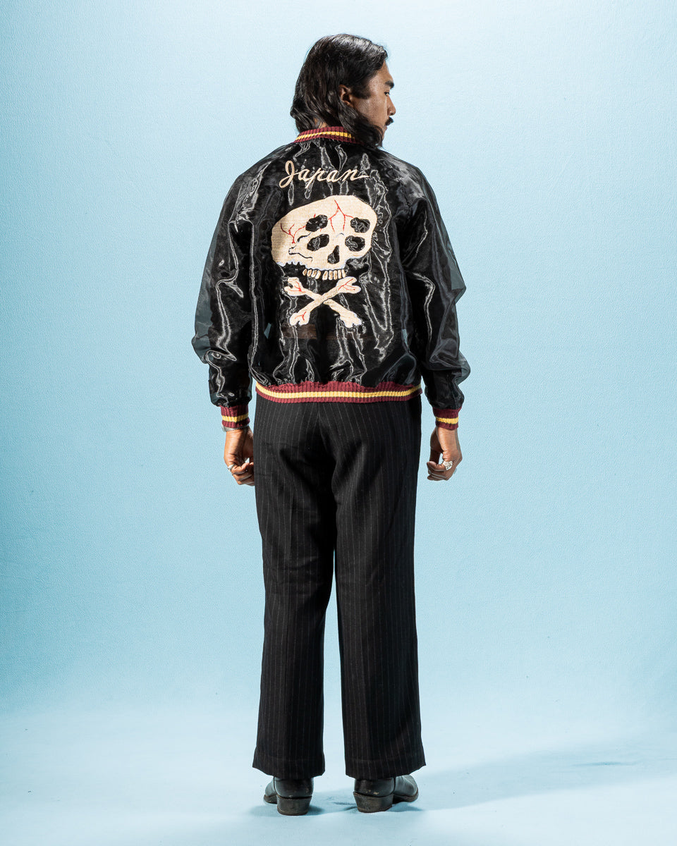 Kapital Sheer Pearl Souvenir JKT (RAIN SKULL) - Black - Standard & Strange