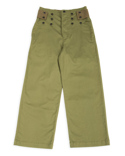 Stretch Chino TWIGGY 7-Stars Suspender Pants - Khaki