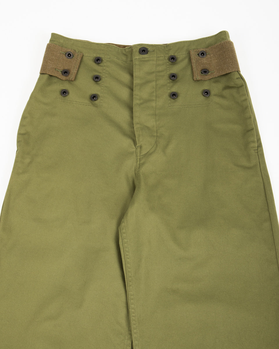 Stretch Chino TWIGGY 7-Stars Suspender Pants - Khaki