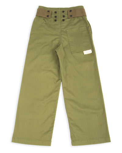 Stretch Chino TWIGGY 7-Stars Suspender Pants - Khaki